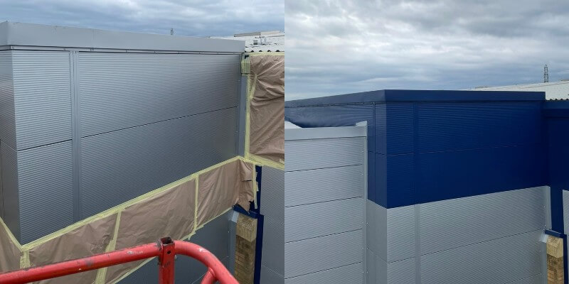 Building Spraying Before And After